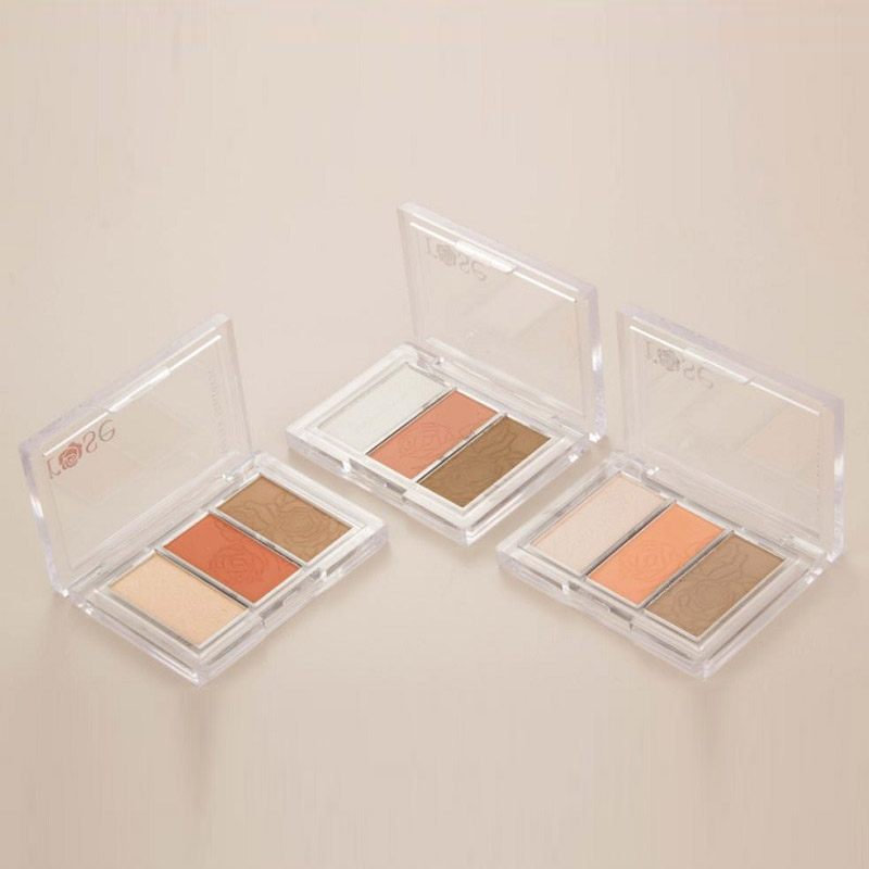 3 Colors Rose Eyeshadow ···